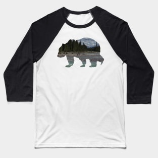 Bear shape design Baseball T-Shirt